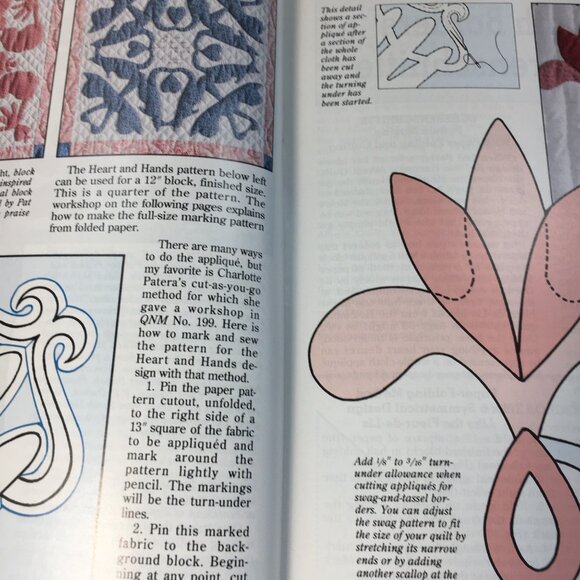 Vintage Quilters Newsletter Magazine May 1989 Issue No. 212 Tips And Patterns - Picture 8 of 9